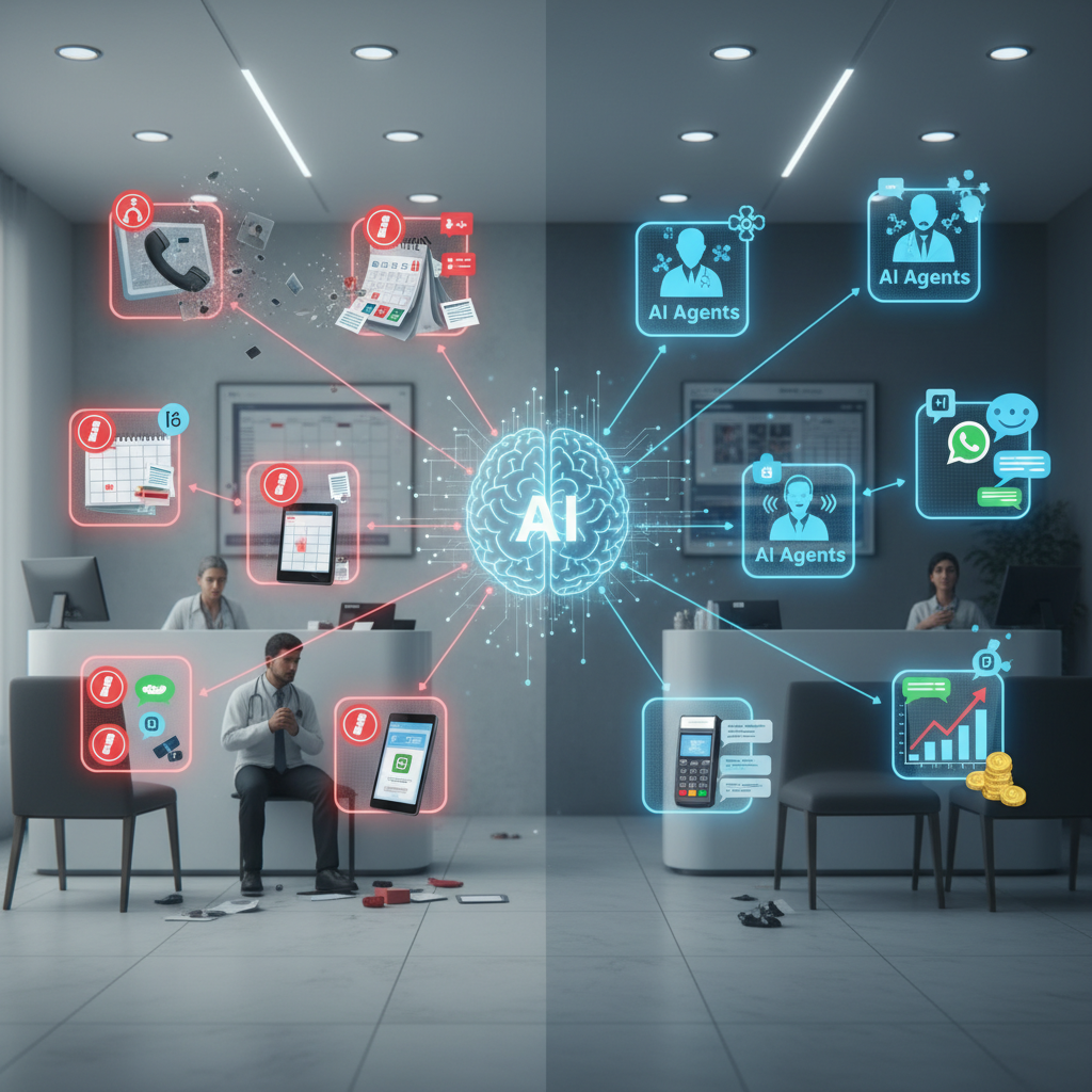 Leia mais sobre o artigo Sua Clínica Perde Dinheiro? Descubra 7 Erros Fatais (e A Solução IA!)