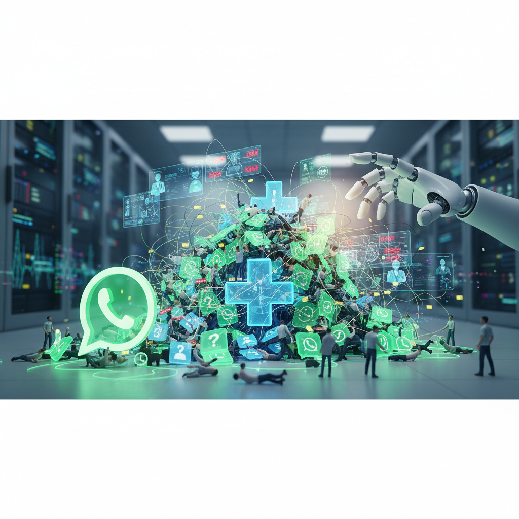 Leia mais sobre o artigo Seu WhatsApp é um Gargalo? Descubra o Custo Invisível no Atendimento da Clínica