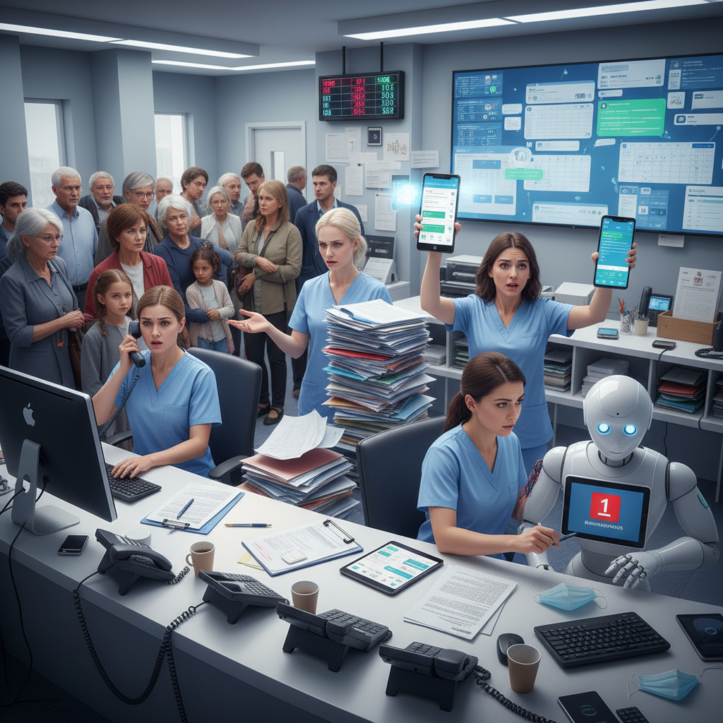 Leia mais sobre o artigo Sua Recepção em Crise? 4 Sinais Urgentes de Sobrecarga e Seus Custos Ocultos