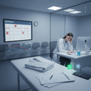 Leia mais sobre o artigo Sua Clínica Perde Dinheiro Calada: O Custo Oculto da Ausência de Pacientes