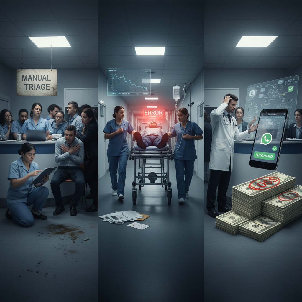 Leia mais sobre o artigo O Segredo que Ninguém Te Conta: 3 Riscos da Triagem Manual para Sua Clínica