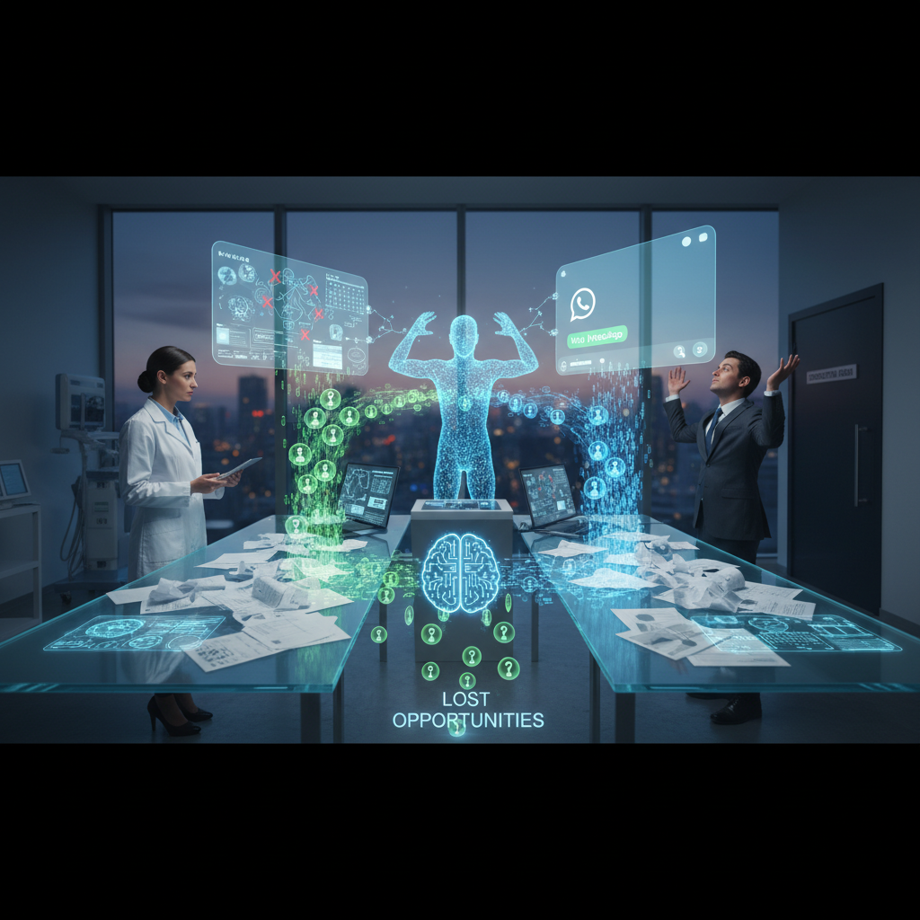 Leia mais sobre o artigo Seus Leads Não Viram Consulta? O Elo Perdido da Inteligência de Dados