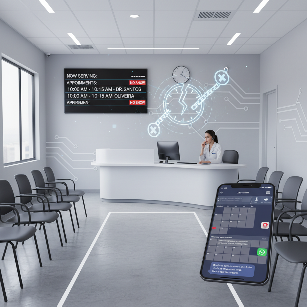 Leia mais sobre o artigo Faltas na clínica: O vilão silencioso que rouba seu tempo e dinheiro.