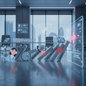 Leia mais sobre o artigo A Onda Invisível: Como a exaustão da secretária médica impacta sua clínica